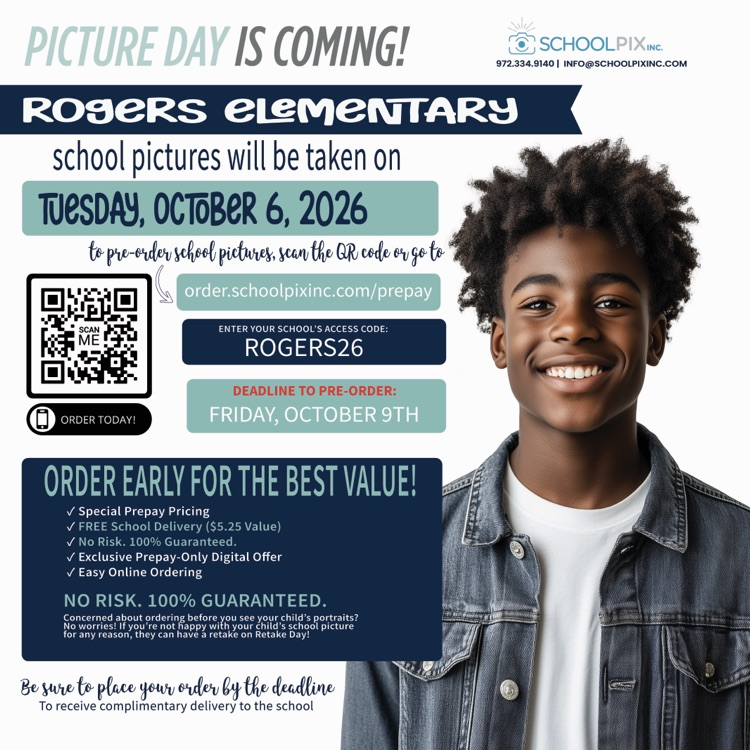 Picture Day on 10/6