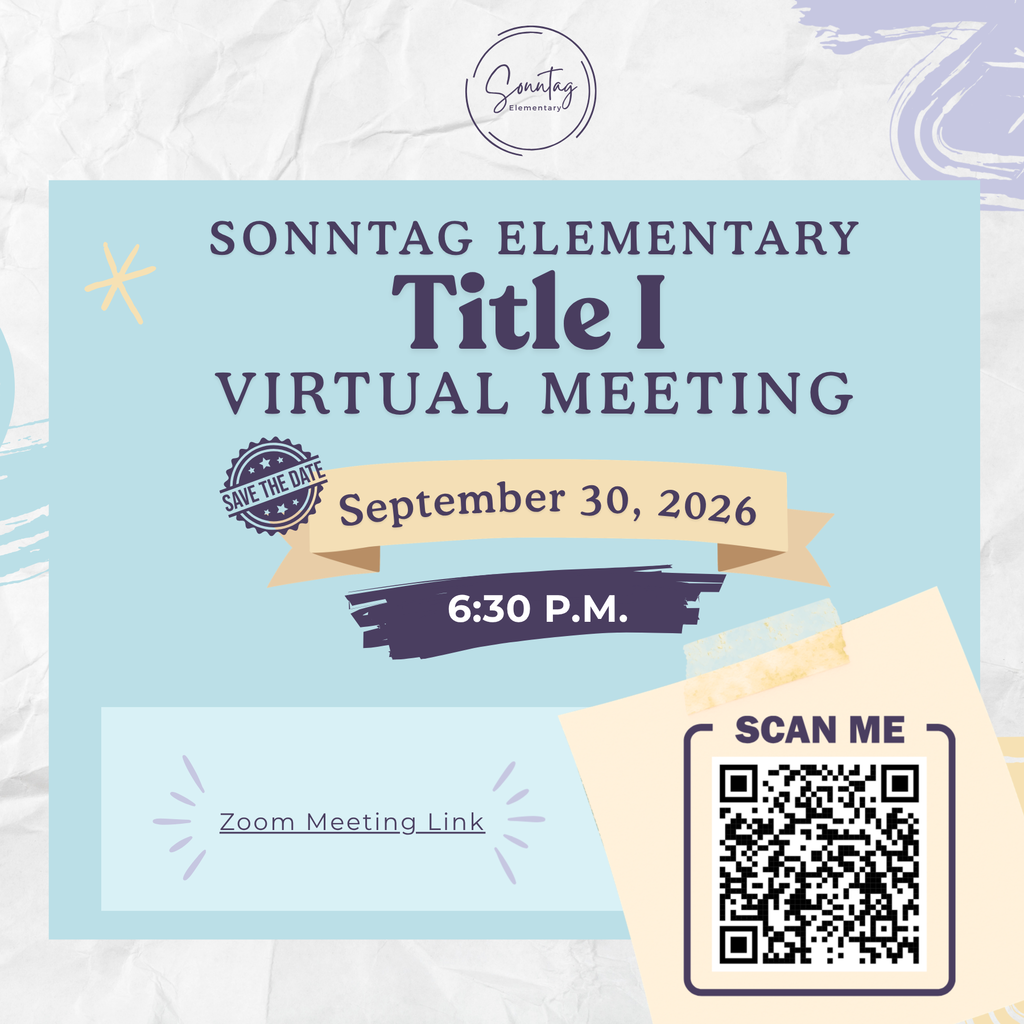 Title 1 Virtual Meeting - Wednesday, September 30 at 6:30pm