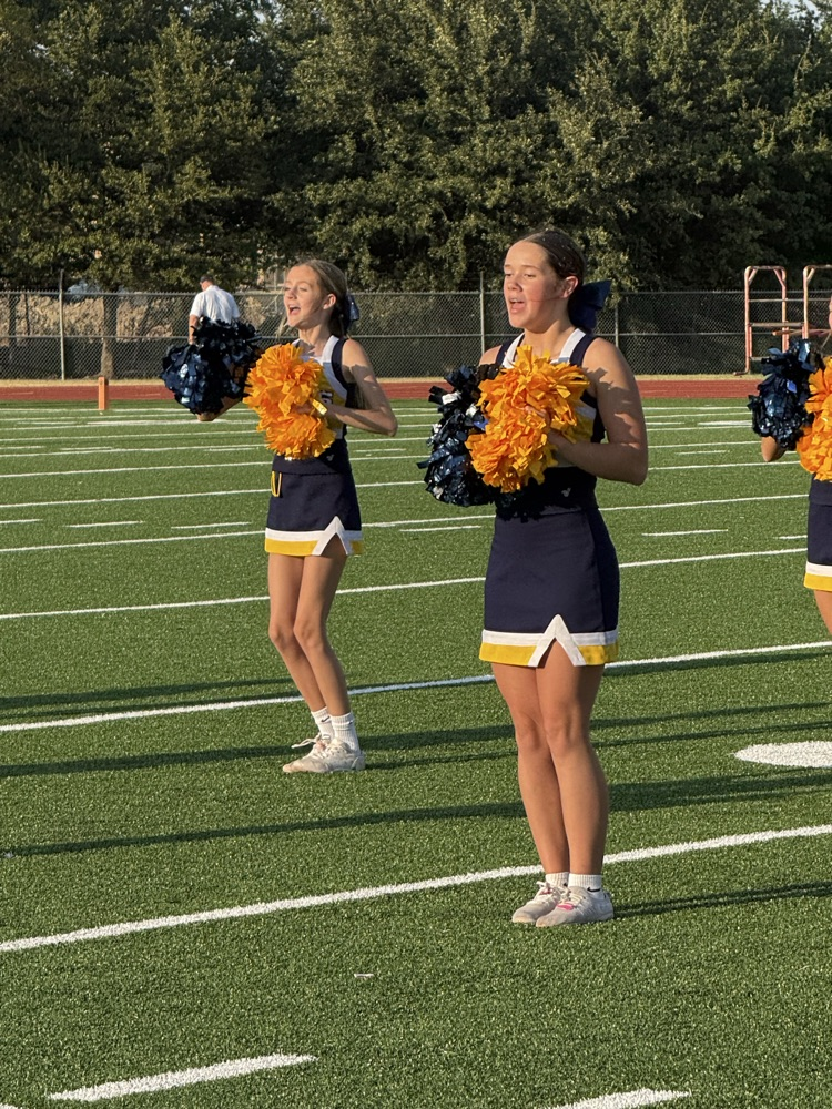 cheer at 8th grade football