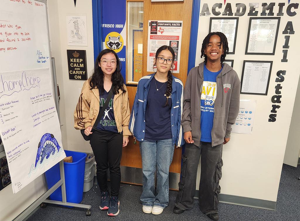 Frisco High AVID students
