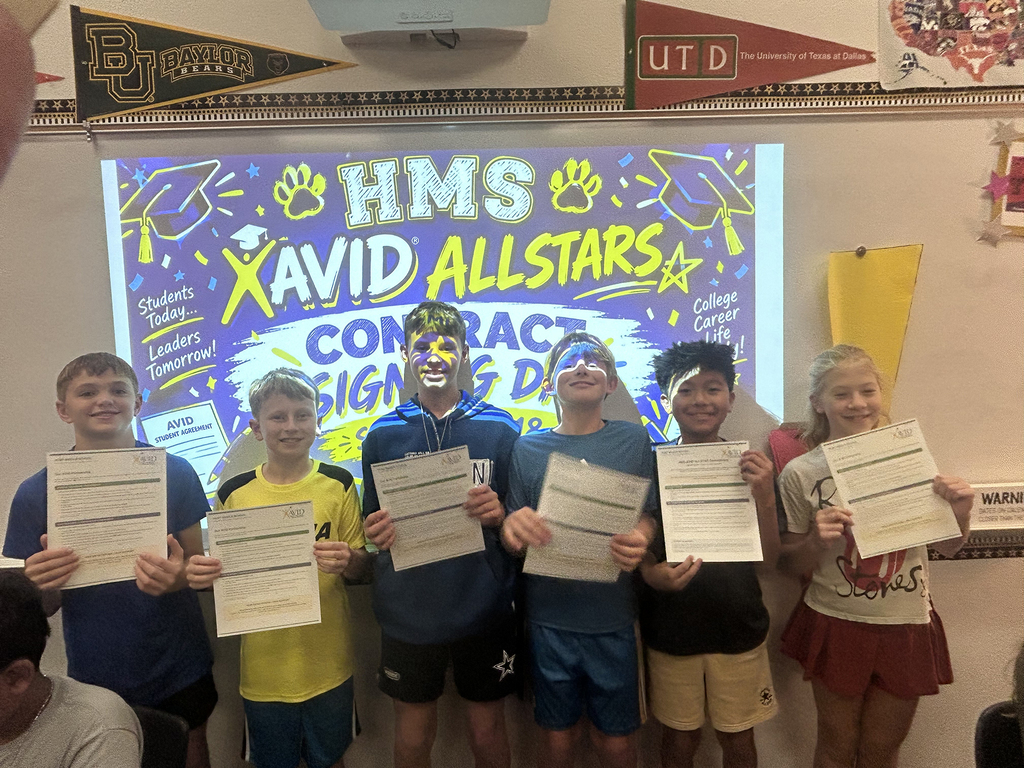 Hunt AVID students