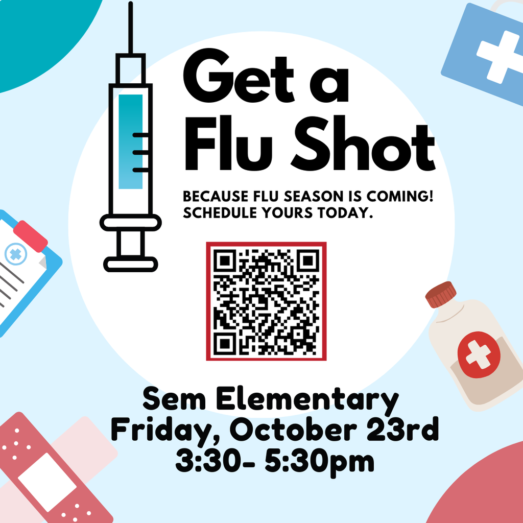 Flu clinic is Friday October 23rd