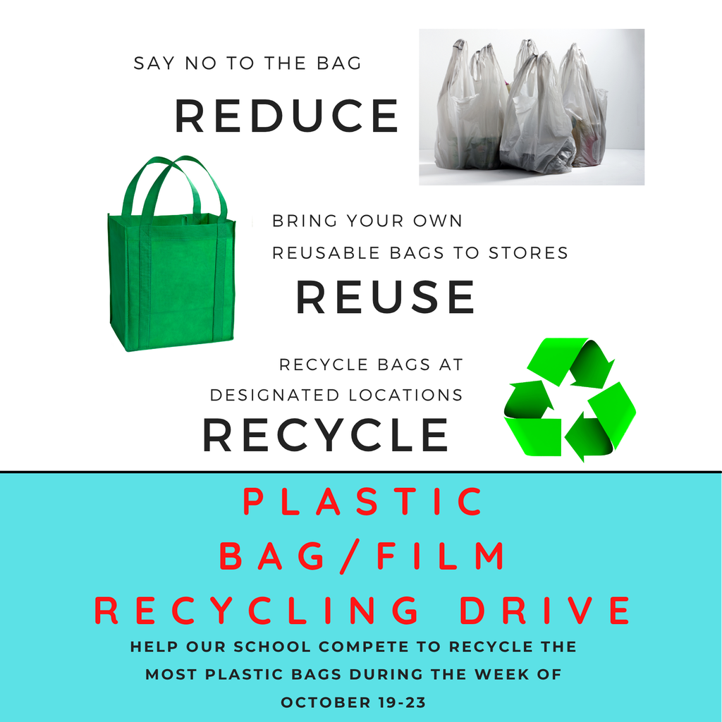 Plastic Bag Recycling Drive - Oct. 19-23