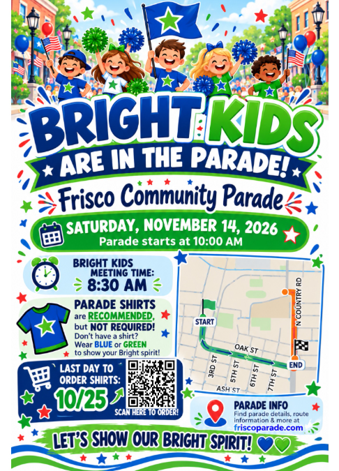 Community Parade Flyer