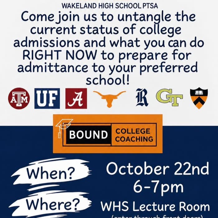 PTSA college admissions session