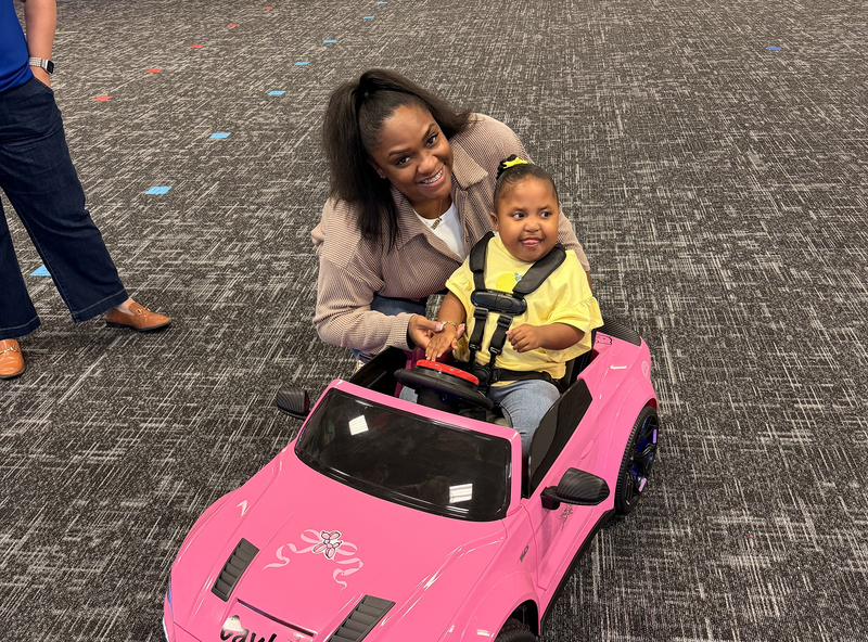 Caylei and her mom, Jada