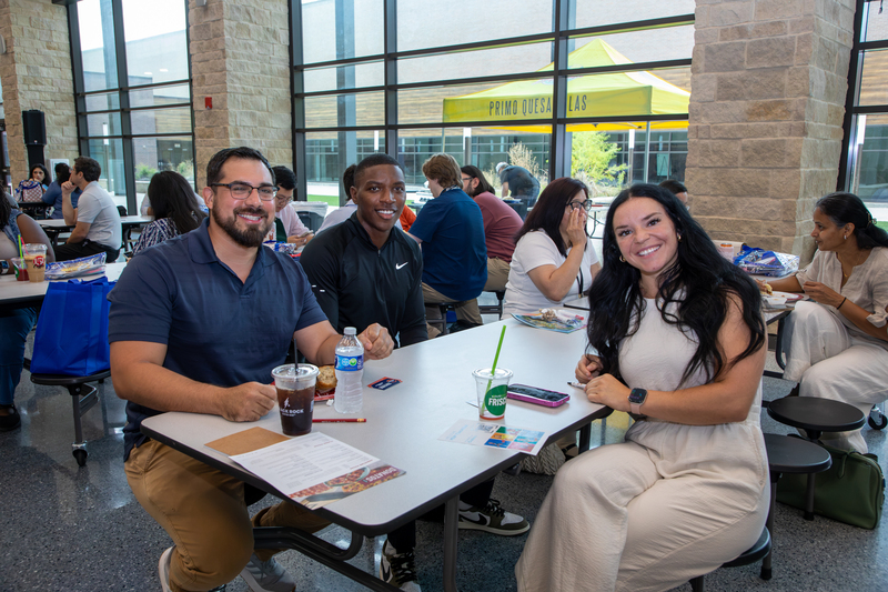 New teachers enjoyed the chamber welcome event
