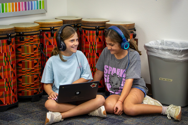 Students research operas.