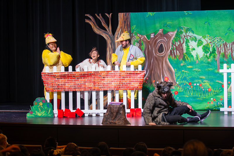 The Ugly Duckling performers