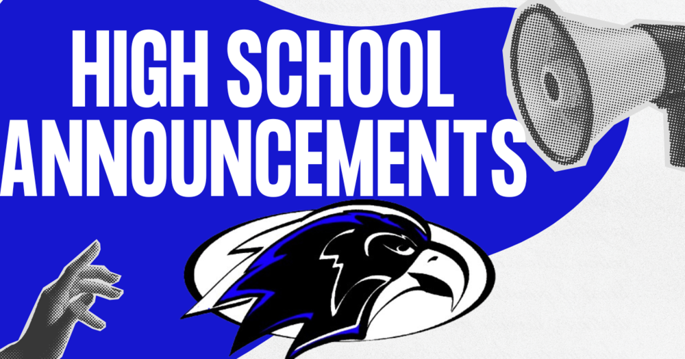 High School Announcements