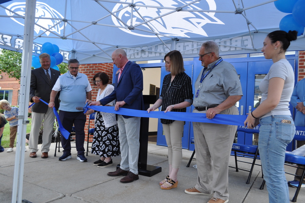 Ribbon cutting for new Falcon Center