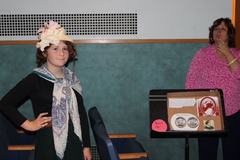 Girl in period costume