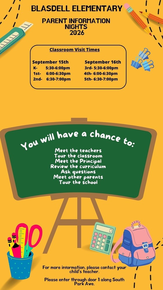 Parent Information Nights