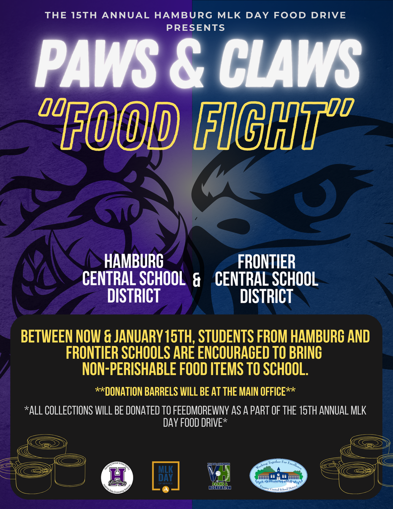 Graphic of Hamburg and Frontier Paws & Claws event