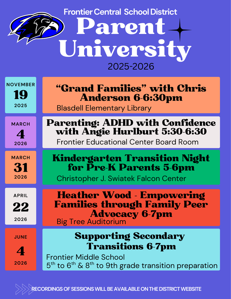 Parent University Flyer