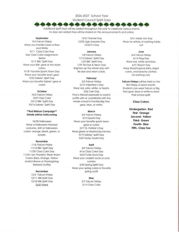 Student Council Outreach Project Schedule