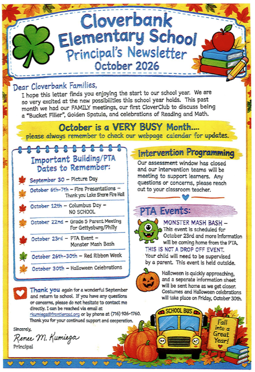 CE Oct Newsletter
