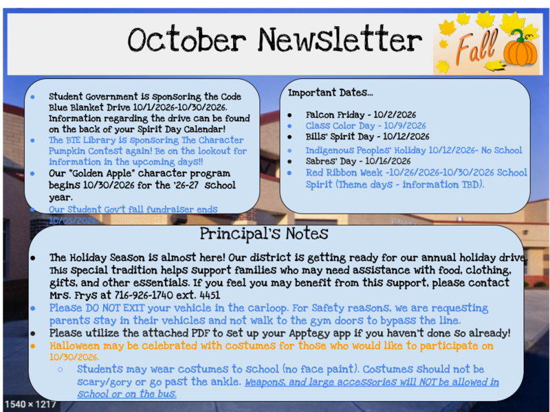 Oct Newsletter