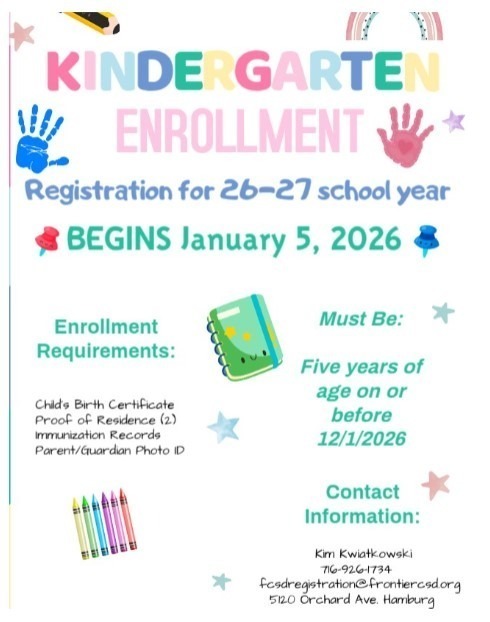 Kindergarten Registration Flyer