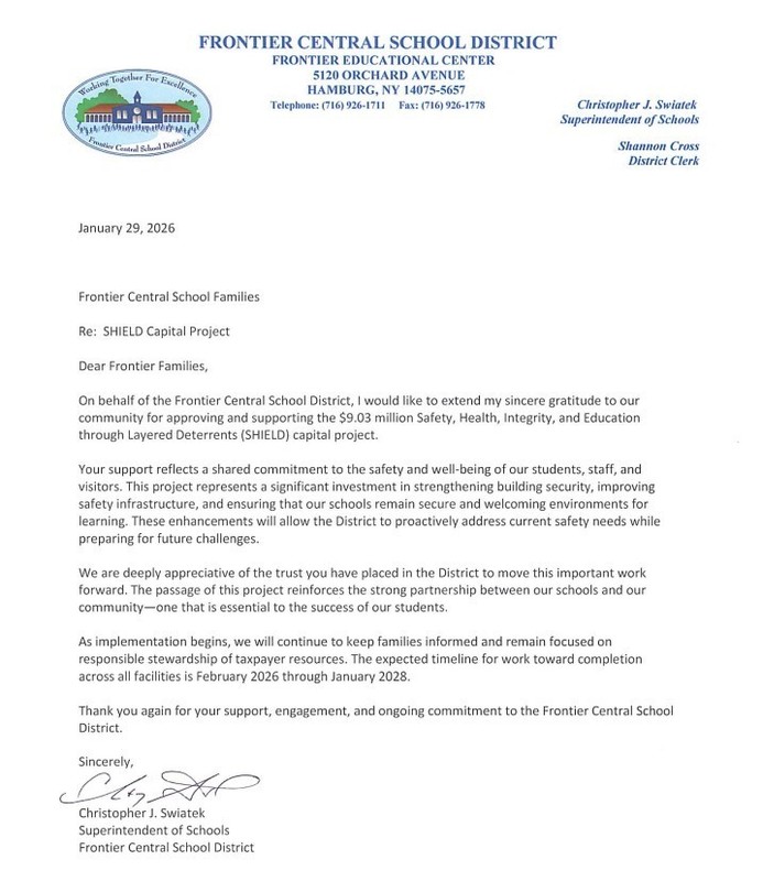 Superintendent Letter