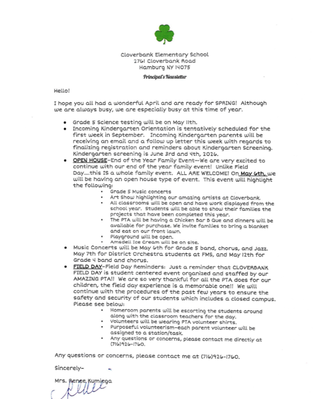 CE May Newsletter