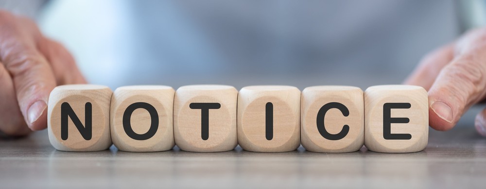 Notice