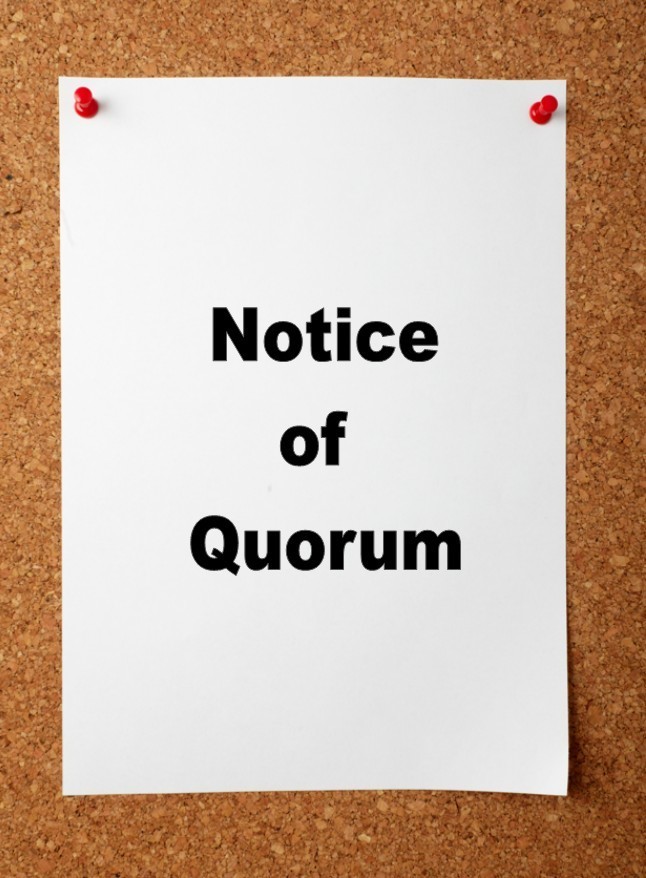 Notice
