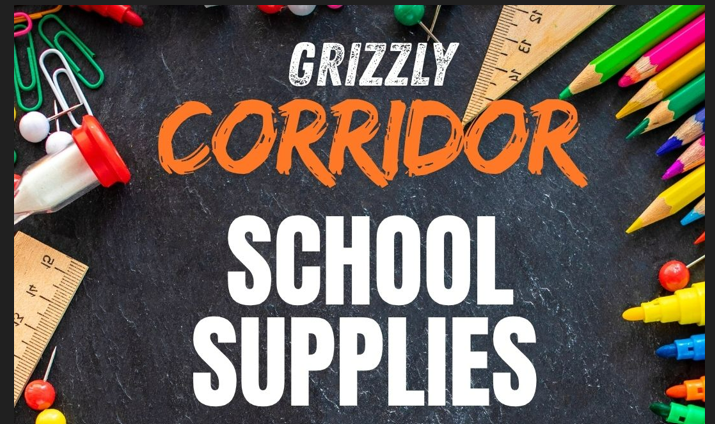 Grizzly Corridor School Supplies