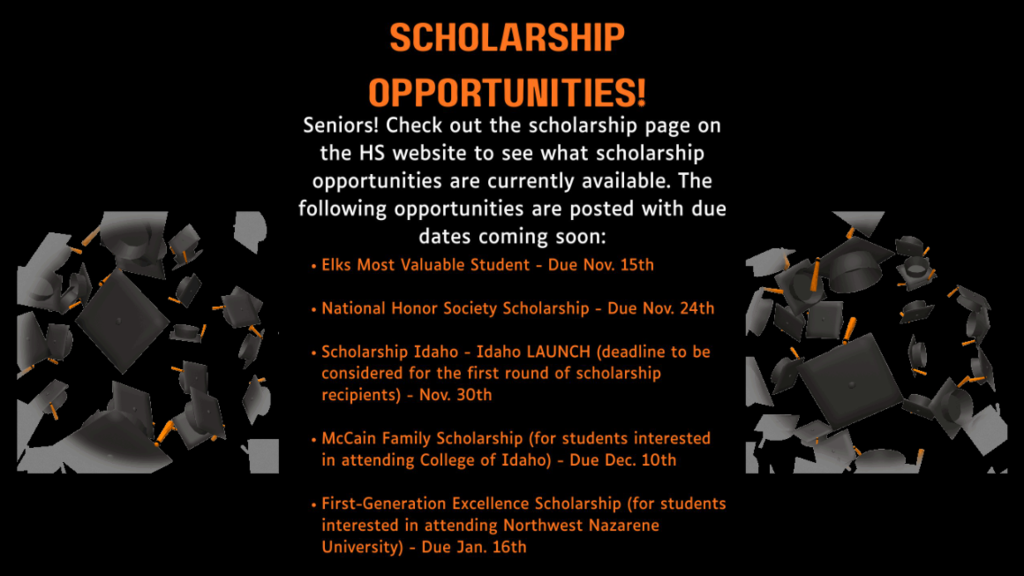 Scholarship Opportunities!