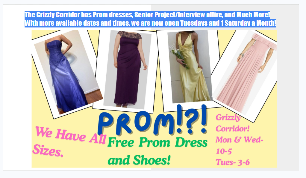 PROM! Grizzly Corridor