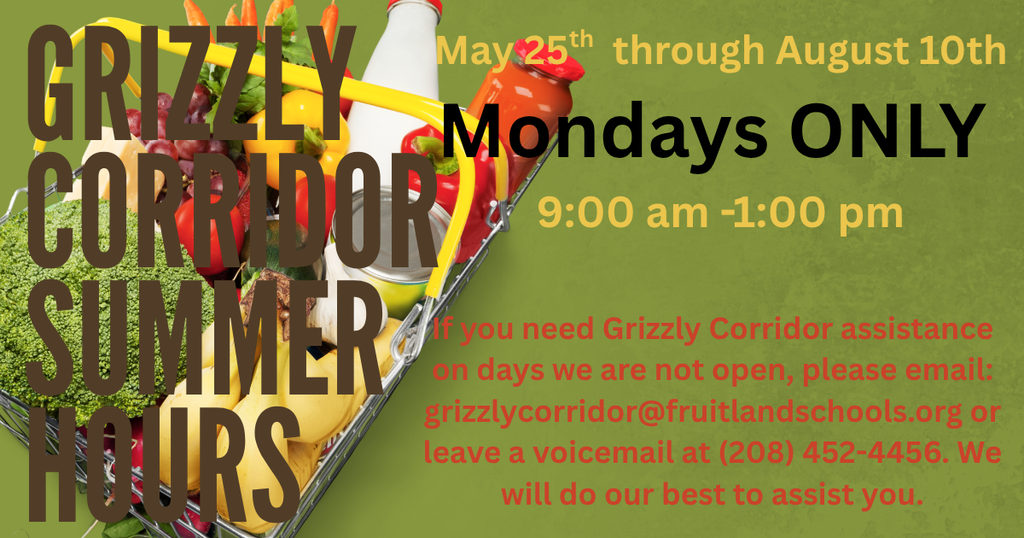 Grizzly Corridor Hours