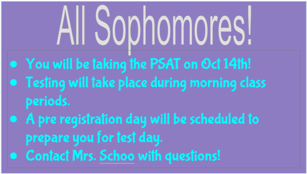 PSAT informatiom
