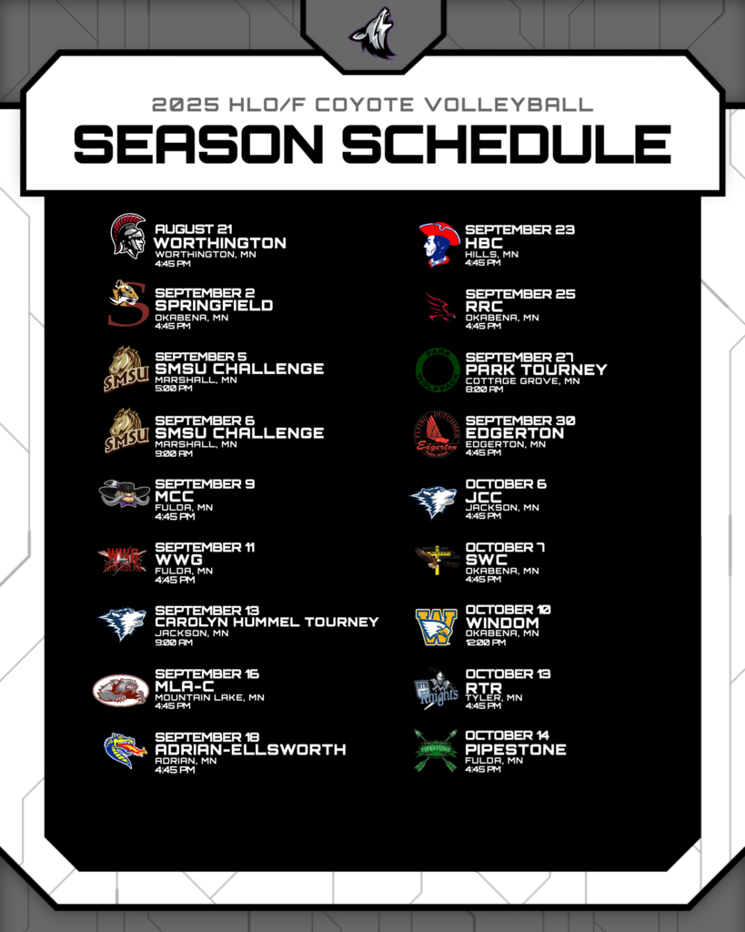 Volleyball Schedule