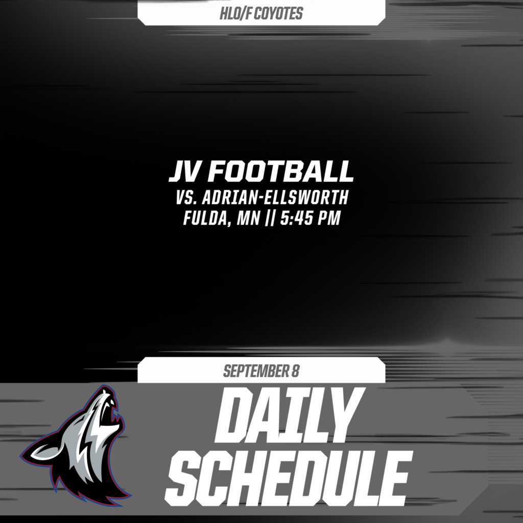 Daily Schedule - September 8th