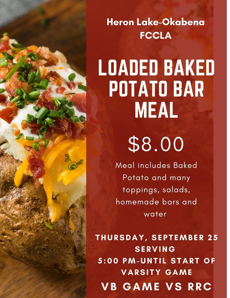 HLO FCCLA Loaded Baked Potato Bar
