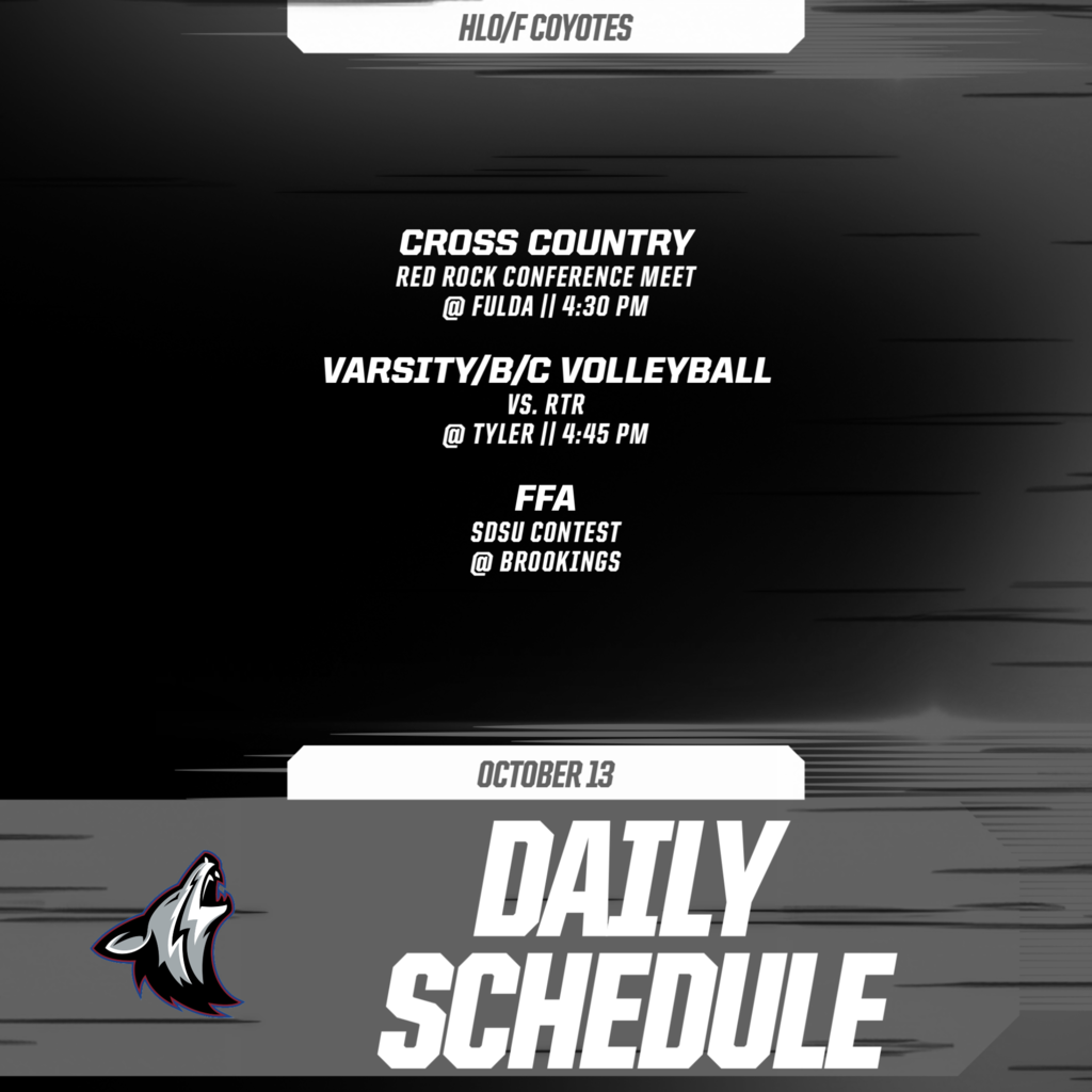 Daily schedule