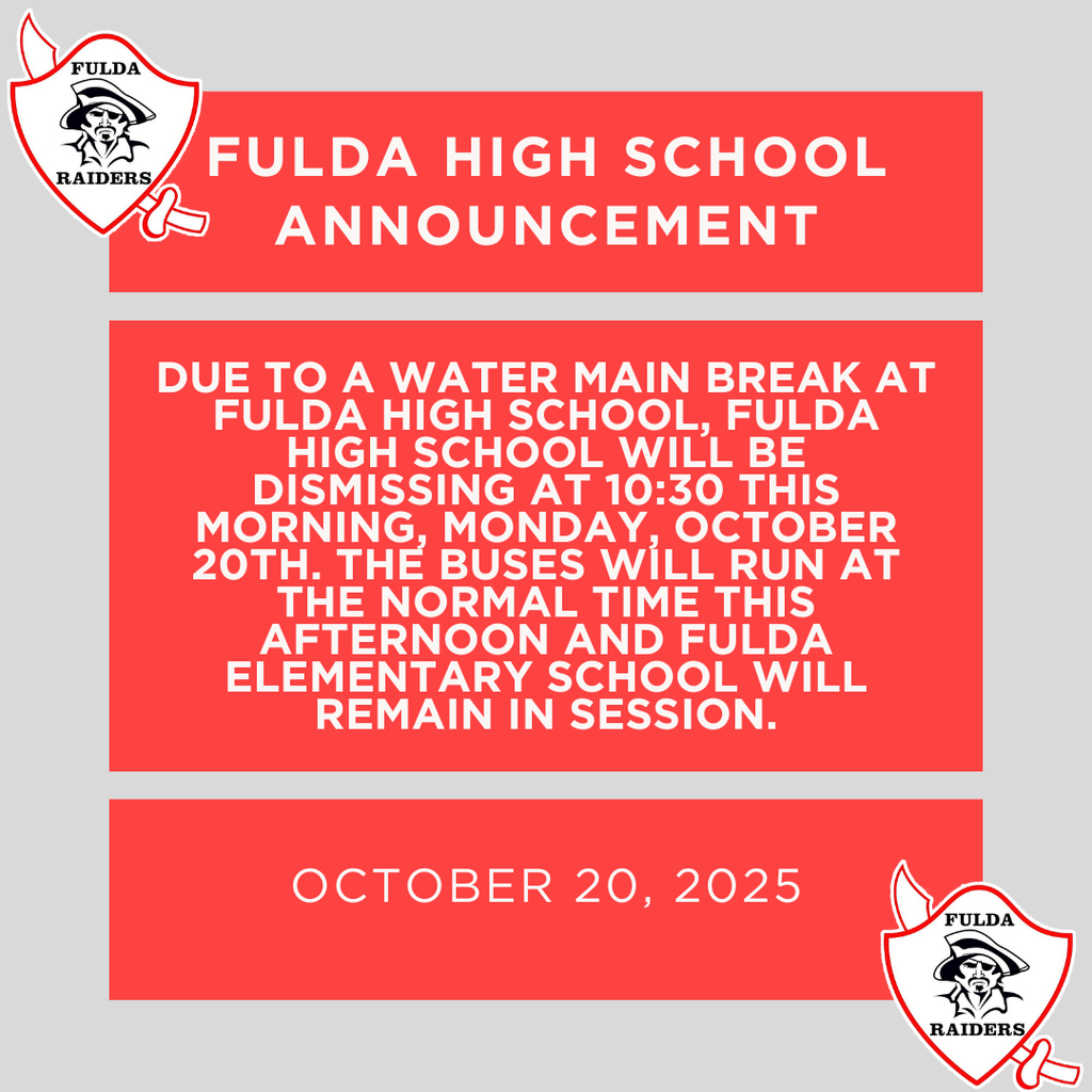 FHS ANNOUNCEMENT
