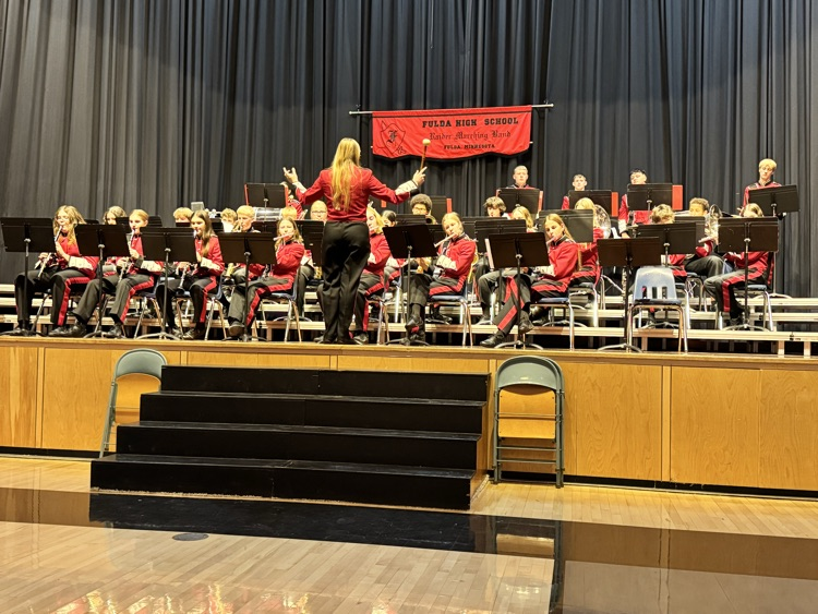 Student conductor Brooklynn Tyrrell