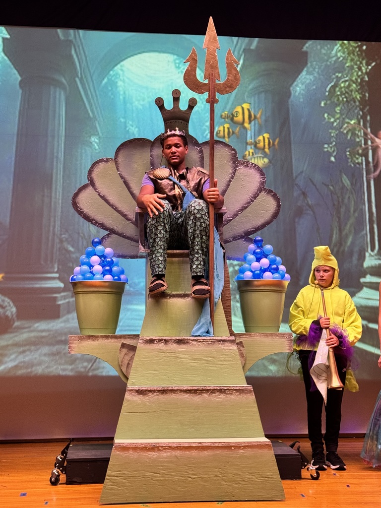 King Triton on his throne