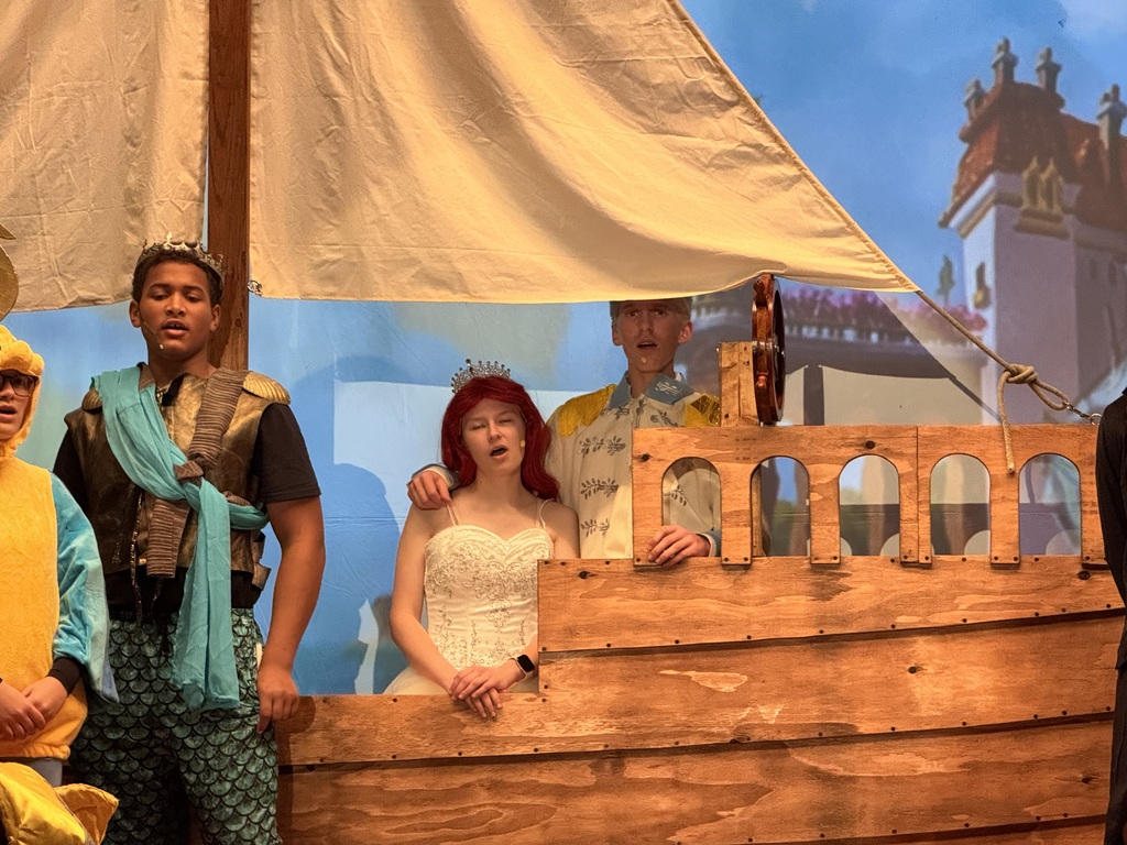 The married couple sails away