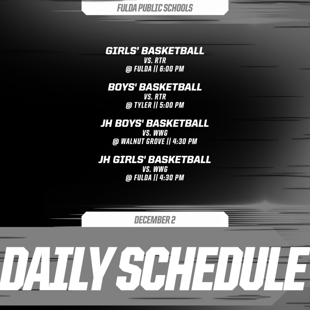 Daily Schedule 8612234