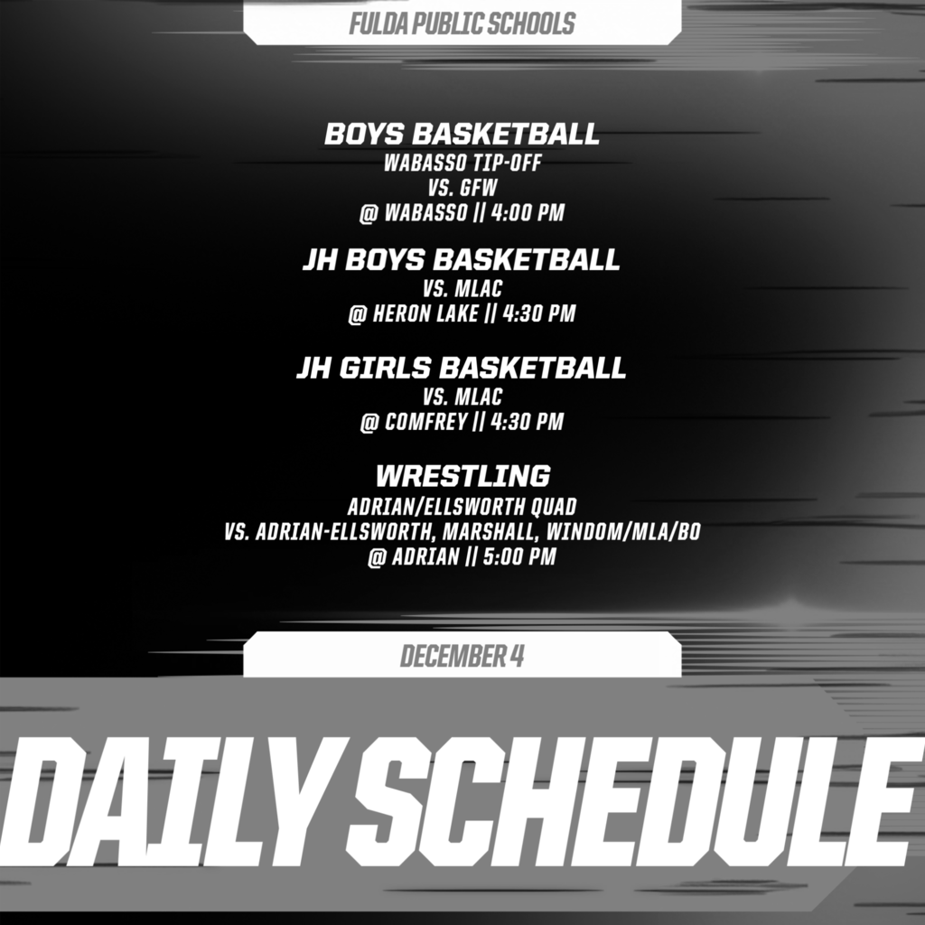 Daily Schedule 8635788