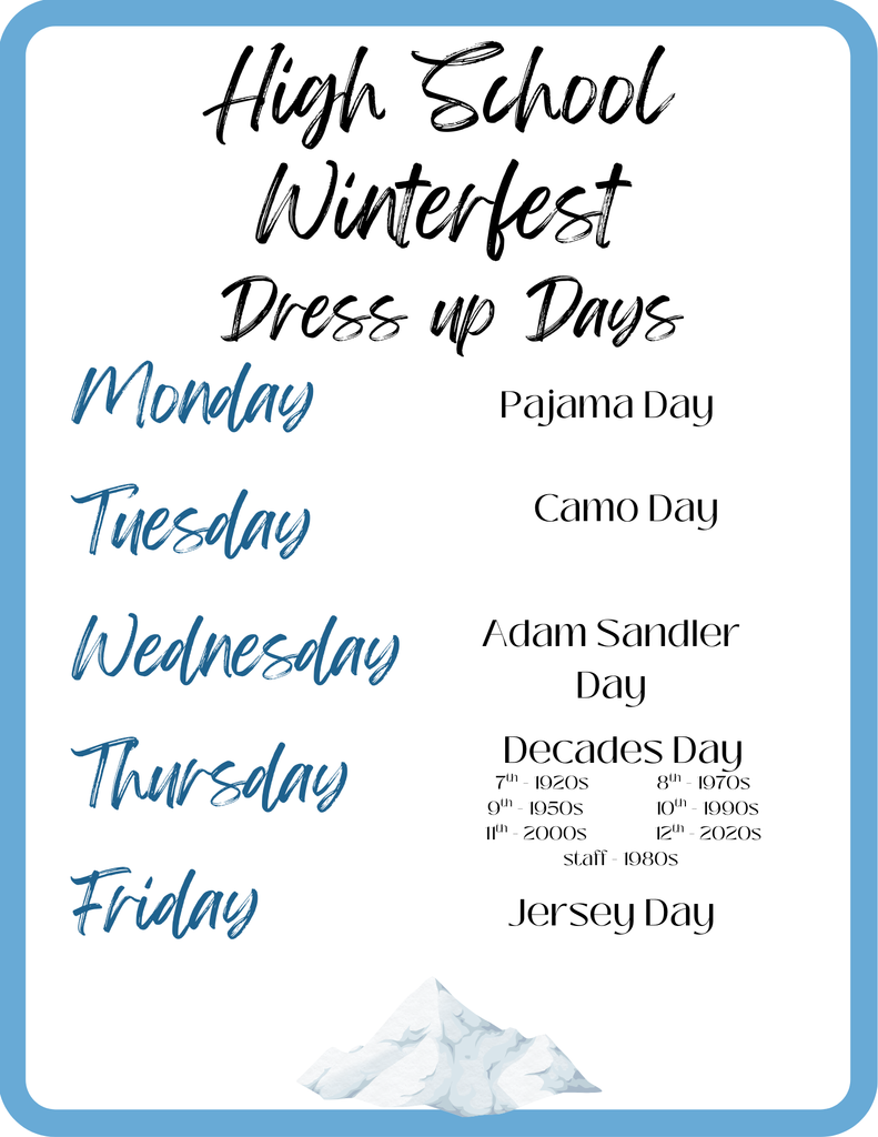 HS Dress Up Days