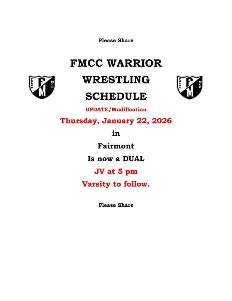 WRESTLING UPDATE