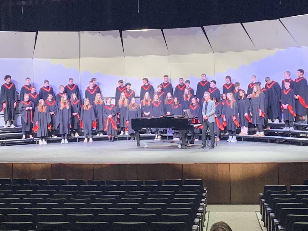 On stage to perform.