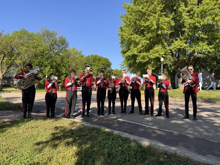 Band playing by the lake