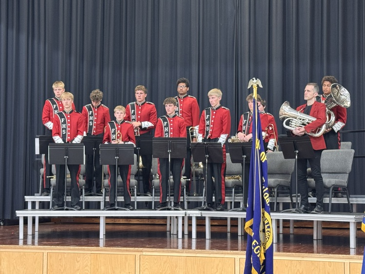 Performing at the Memorial Day program