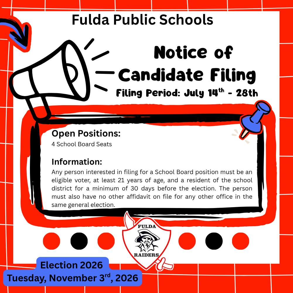 Notice of Candidate Filing