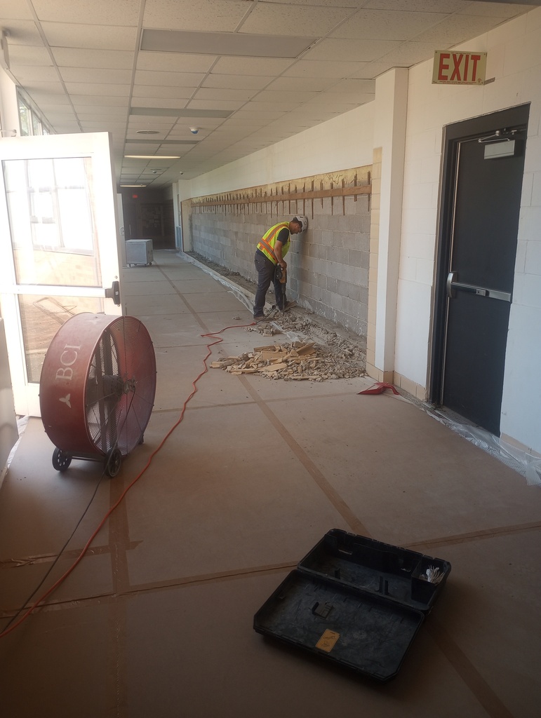 Locker removal and demo.