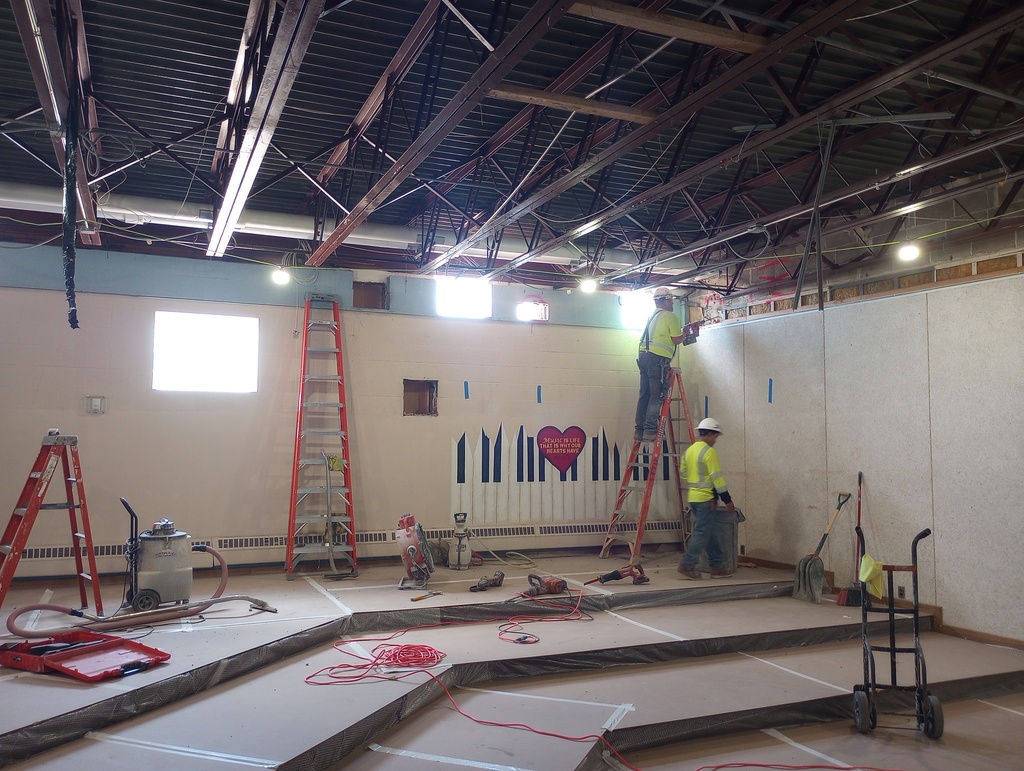 HVAC Mechanical cutting.